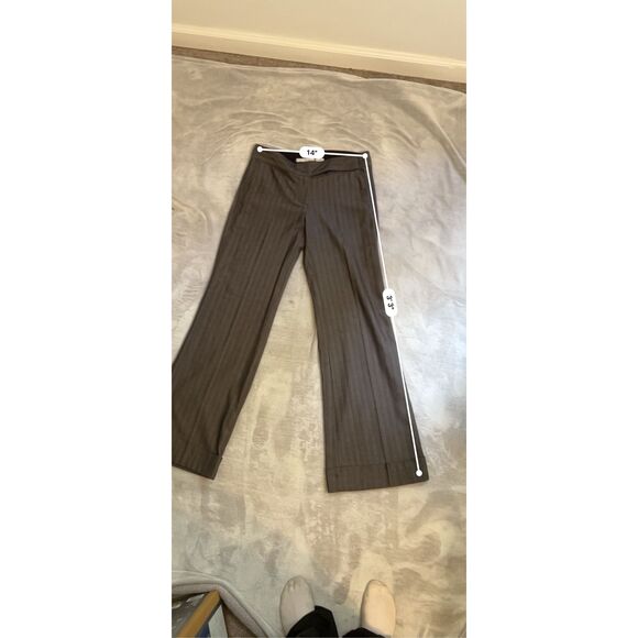 Vintage PinStriped low rise Flare Y2K Pants 4 - Picture 6 of 9